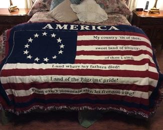 Betsy Ross Flag Throw