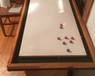 hand-crafted game table
