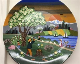 Bavarian Hand Painted Season Spring Porcelain so Vibrant
