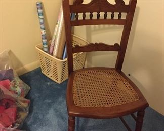 Cane Back Side Chair Ladder Back, Wrapping Paper