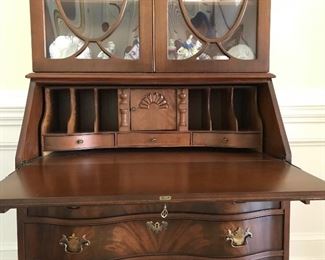 Alternate view of secretary bookcase