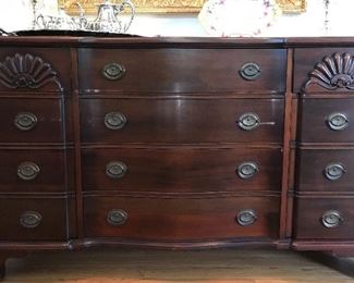 Antique Georgetown Galleries Mahogany Chippendale sideboard