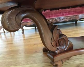 Alternate view of details of carving