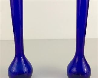 Cobalt blue vases
