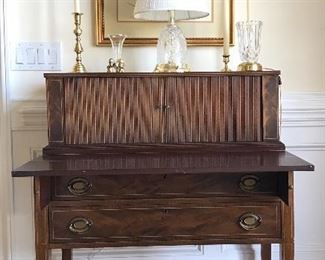 Federal Style Tambour Secretary Desk
