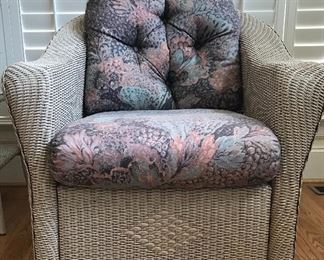 Vintage Lloyd Loom arm chair