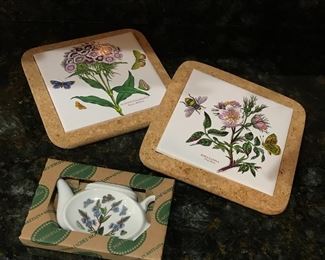 Portmeirion trivets and spoon rest