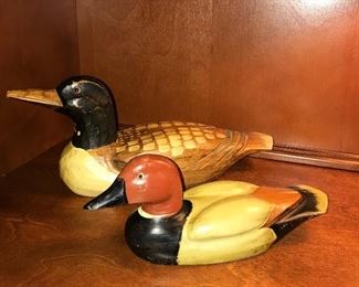 Vintage duck decoys
