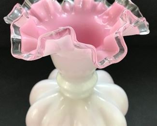 Vintage Fenton glass vase