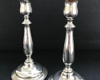 Sterling candle sticks