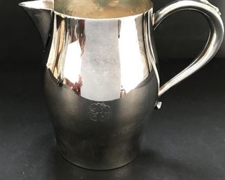 Silver plate pitcher