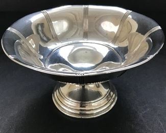 Sterling silver pedestal compote
