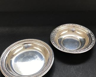 Sterling silver bowls
