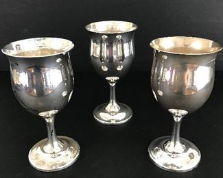 Reed &  Barton sterling silver goblets