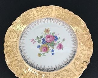 Homer Laughlin gold plate
