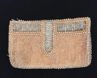 Small beaded evening purse
