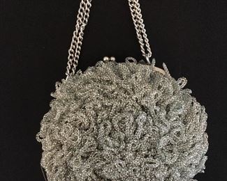 Vintage Walborg silver evening purse
