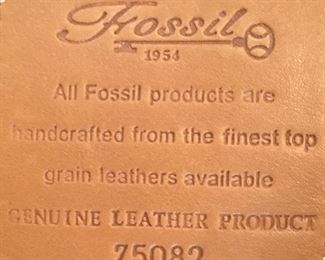 Maker's leather label
