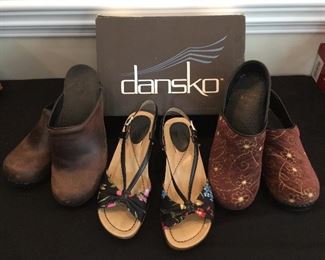Dansko shoes (various)