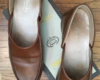 Cherokee men's leather slippers/house shoes