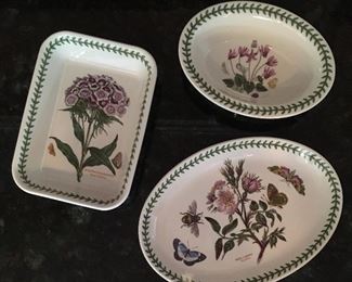 Portmerion Botanic Garden serving pieces