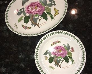 Portmeirion serving platter and serving bowl