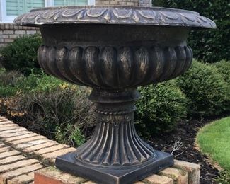 Cement planters (pair)