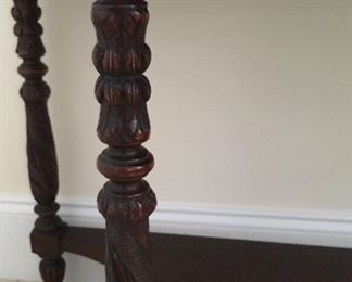 Detail view of legs carving