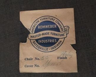 Maker's label