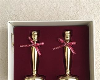 Baldwin Brass candlesticks (NIB - 3 sets)