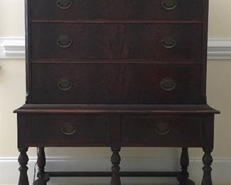 Antique mahogany dresser