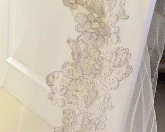 Details of veil lace