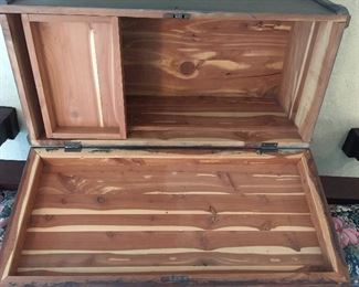 Interior view of chest