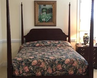 Vintage Henkel-Harris Pencil Post Queen size bed