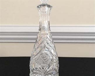Crystal decanter made in Germany