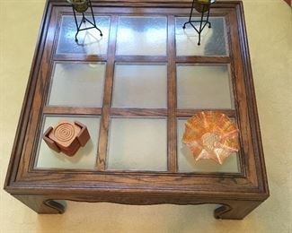Vintage oak coffee table