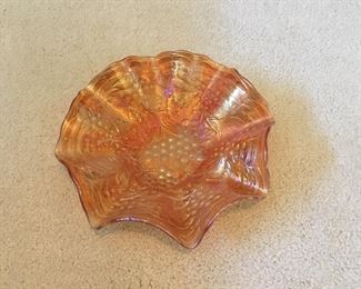 Carnival glass orange