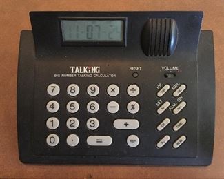 Talking calculator with large numbers