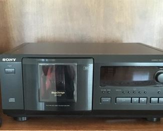 Sony CD player (50 CD+1 storage)