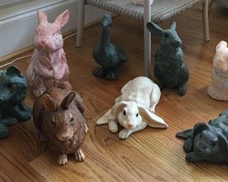 Various animal figurines