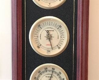 Vintage Sunbeam Thermometer Barometer Hygrometer