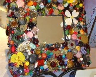 Decorative Mirror, Floral place markers 