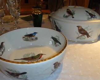 French Porcelain Serving Dishes 
