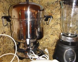 Coffee Urn, Oster Blender(Glass Pitcher)
