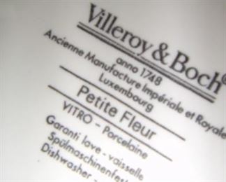 large Set, Villeroy & Boch, "Petite Fleur"