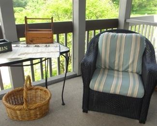 Outdoor wicker set,