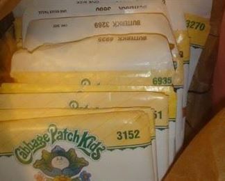 Cabbage Patch Kids clothing patterns