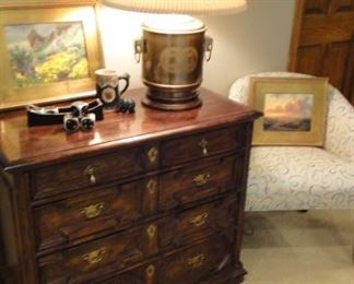 Century chest of drawers, matches dining room set