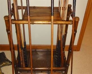 Vintage Wood handle golf clubs