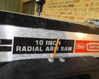 10in Craftsman Radial Arm Saw